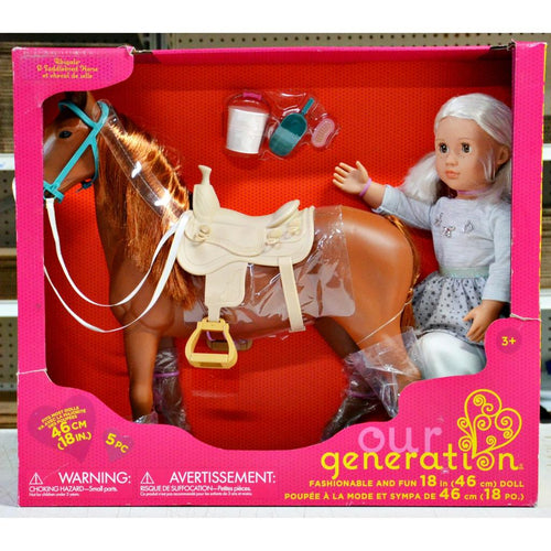 Our Generation 46 cm (18in) Horse and Doll Set Abigale