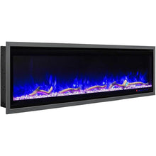 Load image into Gallery viewer, Paramount Kennedy II 152.4 cm (60 in.) Wall Mounted Electric Fireplace Grey
