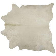 Load image into Gallery viewer, Pergamino Handmade White Cowhide Area Rug

