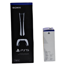 Load image into Gallery viewer, PlayStation 5 Slim Digital Console Bundle with Midnight Black DualSense Wireless Controller
