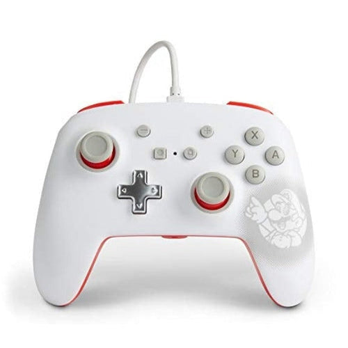 PowerA Enhanced Wired Controller For Nintendo Switch - Mario - White Used