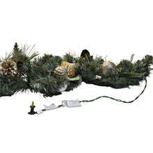 Load image into Gallery viewer, Pre-Lit Artificial Garland 9FT Clear LED Lights
