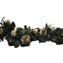 Load image into Gallery viewer, Pre-Lit Artificial Garland 9FT Clear LED Lights
