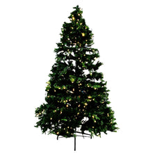 Load image into Gallery viewer, Pre-Lit EZ Connect Artificial Christmas Tree 350 Color-Changing LED Lights 7.5 ft
