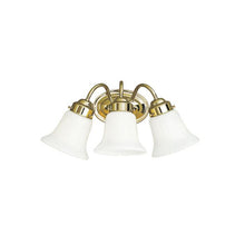 Load image into Gallery viewer, Progress Lighting Light Bracket with White Opal Glass Polished Brass
