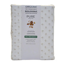 Load image into Gallery viewer, Pure Earth Organic Cotton 6 piece Sheet Set King - Beige
