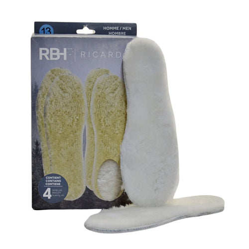 RBH Ricardo Men's Sheepskin Insoles Cream 13