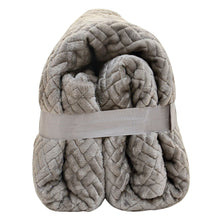 Load image into Gallery viewer, RHD Quilted Throw 152cm x 177cm - Taupe
