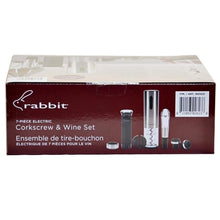 Load image into Gallery viewer, Rabbit USB Rechargeable Electric Corkscrew and Wine Set, 7-piece
