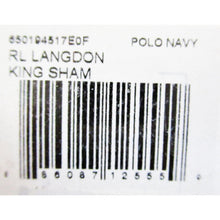 Load image into Gallery viewer, Ralph Lauren Langdon King Border Sham Polo Navy-Liquidation Store
