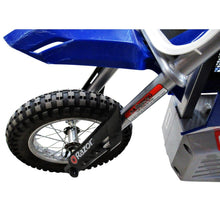 Load image into Gallery viewer, Razor 24V MX350 Dirt Rocket Electric Powered Ride On Bike Blue
