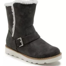 Load image into Gallery viewer, Revel Devin Fur Lined Motto Boots Dark Grey 2

