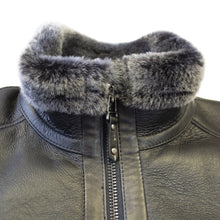 Load image into Gallery viewer, Ricardo B.H. Moto Sheepskin Bomber Jacket Black Medium
