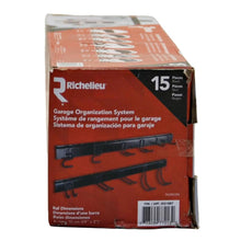 Load image into Gallery viewer, Richelieu Garage Organization System 15-Pieces Black
