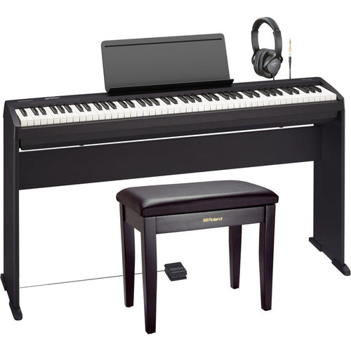 Roland FRP-2 ACR Digital Piano Bundle with Stand Bench and Headphones