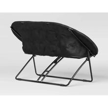 Load image into Gallery viewer, Room Essentials Double Dish Dorm Loveseat Sofa Chair Black
