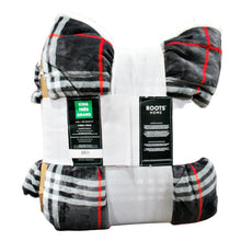 Load image into Gallery viewer, Roots Home Reversible Sherpa Comforter Set King
