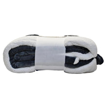 Load image into Gallery viewer, Roots Home - Reversible Sherpa Comforter Set Queen 3pc - Gray-Bedding-Liquidation Nation
