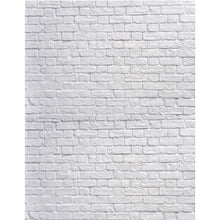 Load image into Gallery viewer, SJOLOON White Brick Wall Backdrop 6x9FT
