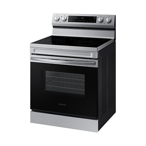 Samsung 30 in. 6.3 cu. ft. Stainless Steel Electric Range NE63A6515SS/AC - BLACK/STAINLESS