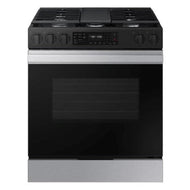 Samsung 30in 5-Burner 6-ft³ Self-Cleaning Convection Slide-In Gas Range NSG6DG8300SRAA