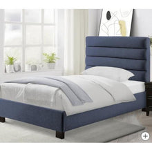 Load image into Gallery viewer, Sealy Albury Upholstered Twin Bed Blue
