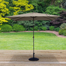 Load image into Gallery viewer, Seasons Sentry 2.13 m x 3.04 m (7 ft. x 10 ft.) Market Umbrella Tan
