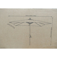 Load image into Gallery viewer, Seasons Sentry 3.04 m (10 ft.) Square Market Umbrella Mushroom-Liquidation
