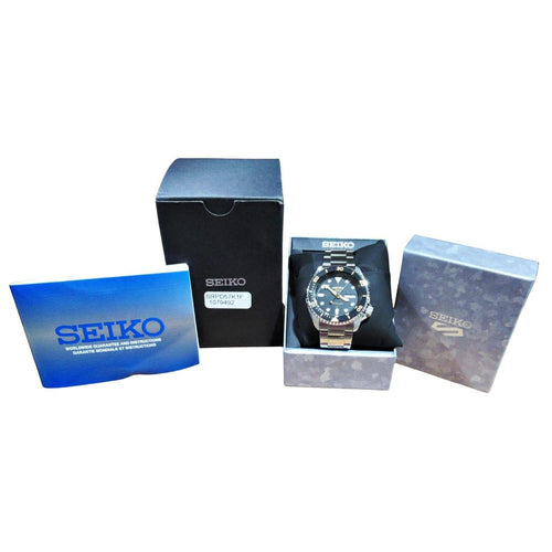 Seiko Men's SRPD57K1F Automatic Watch Silver-Tone