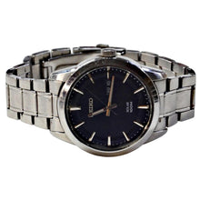 Load image into Gallery viewer, Seiko Women&#39;s Silver Stainless Diamond Accent Blue Dial Watch SKK889P1
