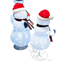 Load image into Gallery viewer, Set of 4 Snowman Family
