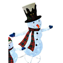 Load image into Gallery viewer, Set of 4 Snowman Family
