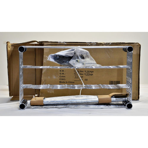 Seville Classics SHE05120 20-Bottle Chrome Wine Rack