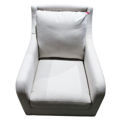 Sidney II Grey Fabric Accent Chair