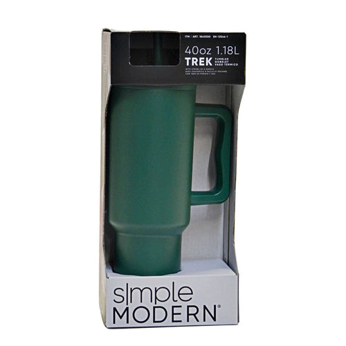 Simple Modern 1.18L Trek Tumbler with Straw & Handle - Forest Green