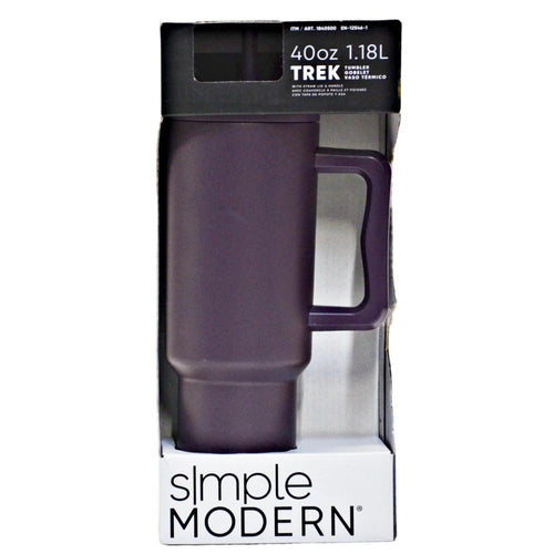 Simple Modern Trek 1.18L Tumbler with Straw Lid and Handle - Purple