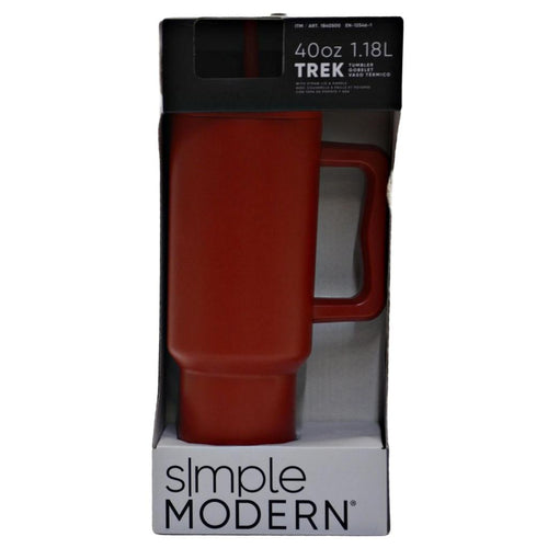 Simple Modern Trek 1.18L Tumbler with Straw Lid and Handle - Red