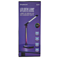 Load image into Gallery viewer, Simplecom LED Desk Lamp with Wireless Charging

