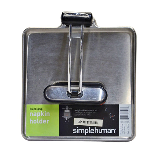 Simplehuman Quick Grip Napkin Holder Stainless Steel