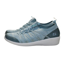 Load image into Gallery viewer, Skechers Arya Ladies Slip On Shoe Blue 8.5
