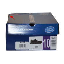 Load image into Gallery viewer, Skechers Men&#39;s Shoe with faux laces Black - 10M
