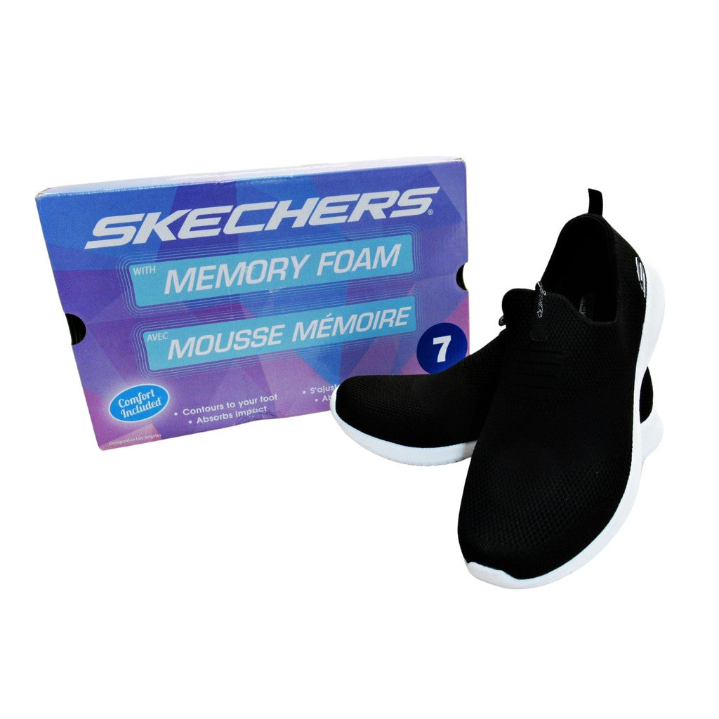 Skechers Women's Ultra Flex Memory Foam Slip On Sneaker