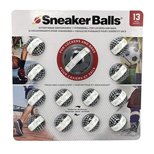 Sneaker Balls 12 Footwear Deodorizers and 1 Locker Deodorizer