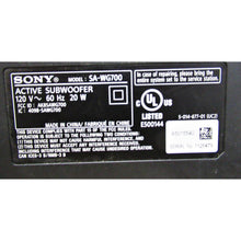 Load image into Gallery viewer, Sony HTG700 3.1 ch Soundbar with Subwoofer Used
