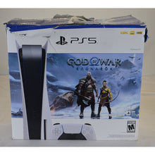 Load image into Gallery viewer, Sony PlayStation 5 God of War Ragnarok Bundle w/ Blue &amp; White Controllers-Home-Liquidation Nation
