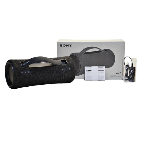 Sony - XG300 Portable Waterproof and Dustproof Bluetooth Speaker - Black