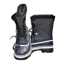 Load image into Gallery viewer, Sorel Men&#39;s Caribou Winter Boots - Black/Dark Stone 8
