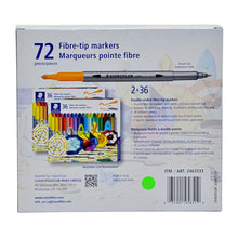 Load image into Gallery viewer, Staedtler Fibre-tip Markers 72 Count
