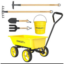 Load image into Gallery viewer, Stanley Jr Wagon and garden tool set
