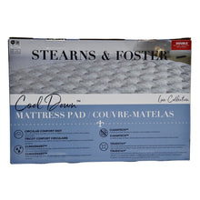 Load image into Gallery viewer, Stearns &amp; Foster Cool Down Mattress Pad Double
